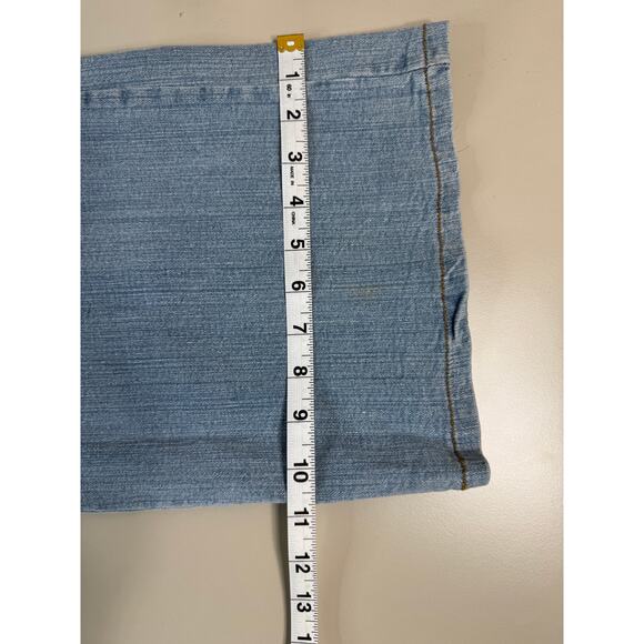 VTG Y2K Zana Di Women’s Wide Leg Jeans Plus Size 24 Belted NWT Baggy Boho Skater - Picture 10 of 16